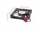 Fan/Ventilator axiaal 8010 80x80x10mm 12VDC